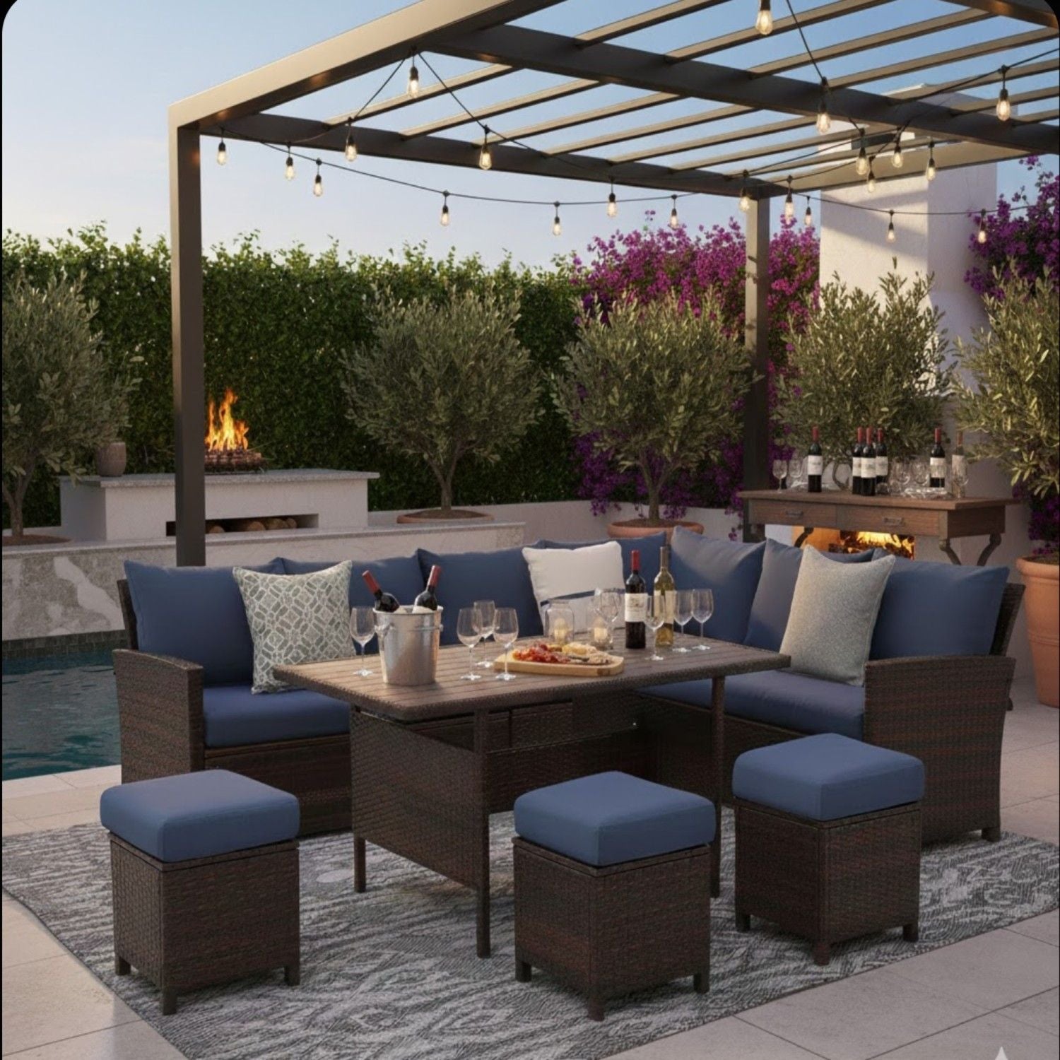 PATIO LOUNGE SETS - Arbor & Isle